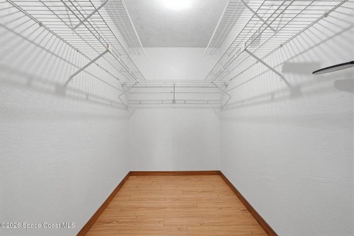 Spacious closet