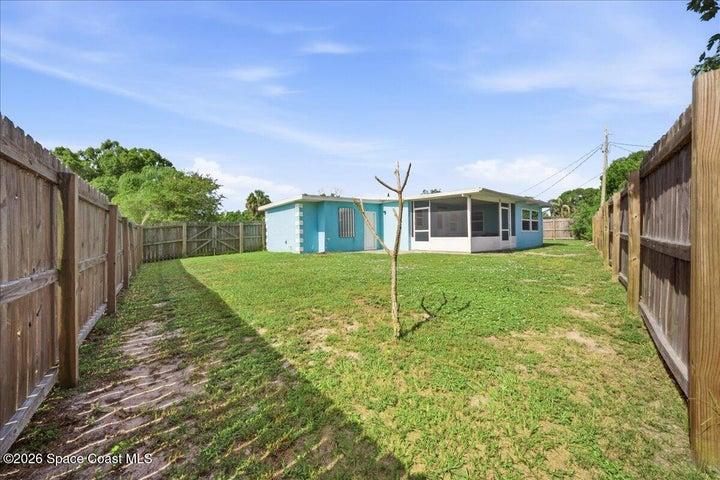 Fenced Back Yard