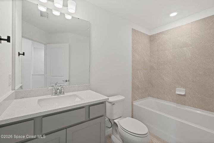 Tiled Shower with Tub
