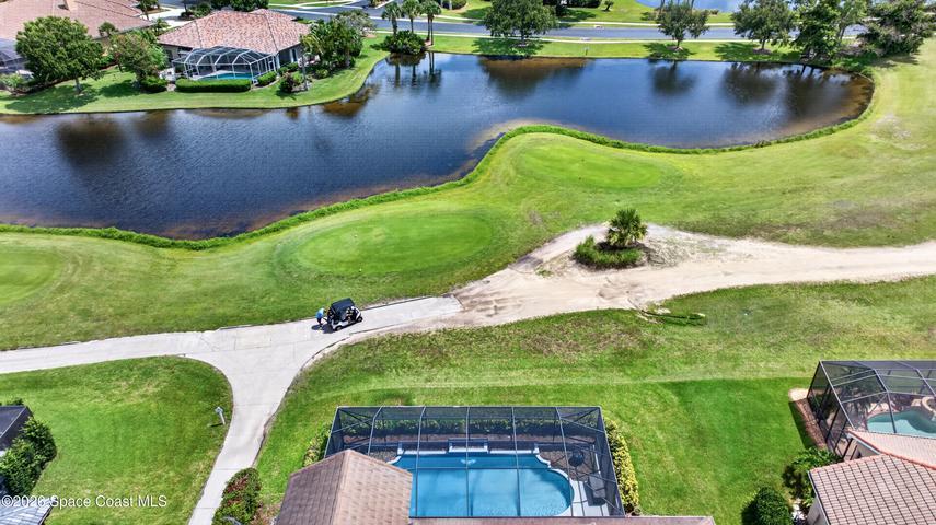 On Golf course and Lake
