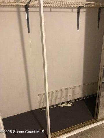 FULL LENGTH CLOSET. (OPEN)