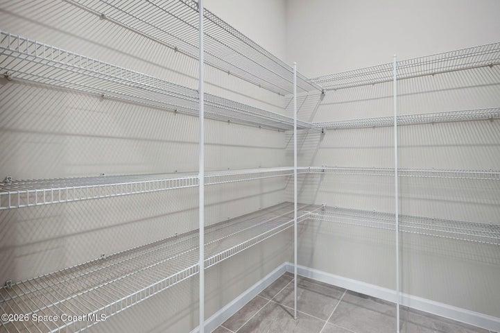 Huge walk-in kitchen pantry