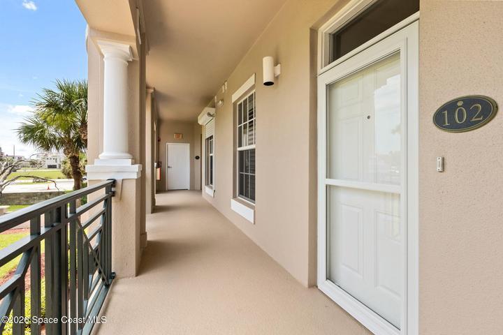 Front door and hallway area