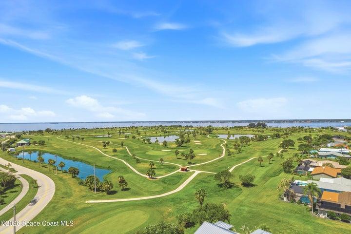 Views of the Golf Course and Banana River