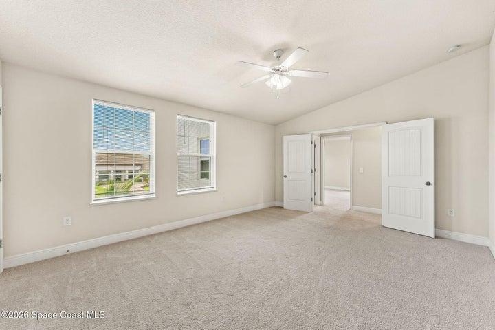 new carpet/ large guest room upstairs (front of home)