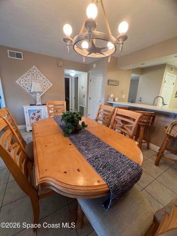 Dining room view