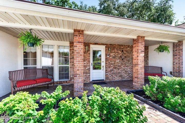 Large covered front porch