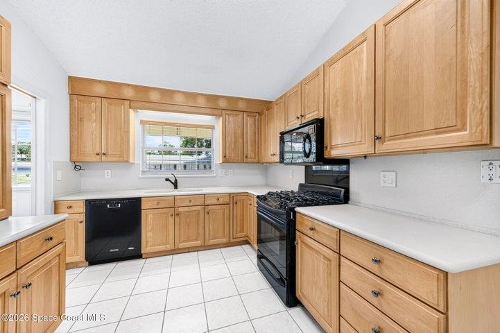 Wood cabinets