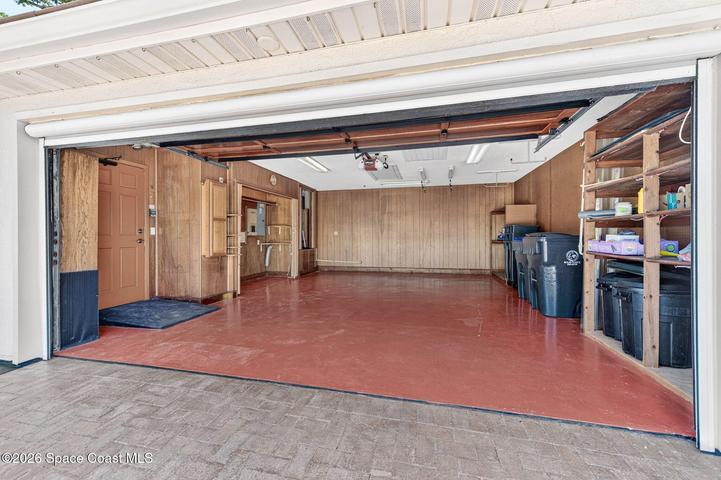 Side entrance garage