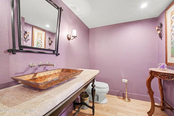 downstairs half bath