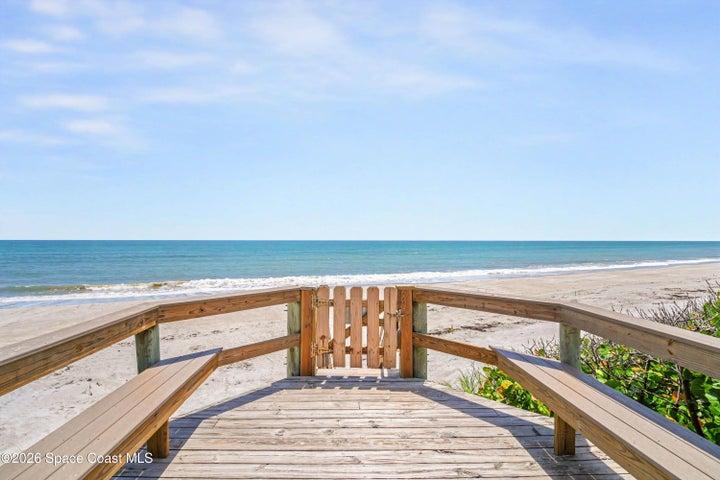 private beach
