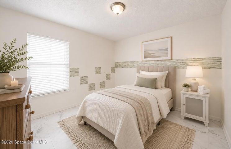 Bedroom #3 Picture has been digitally enhanced/staged to show potential.