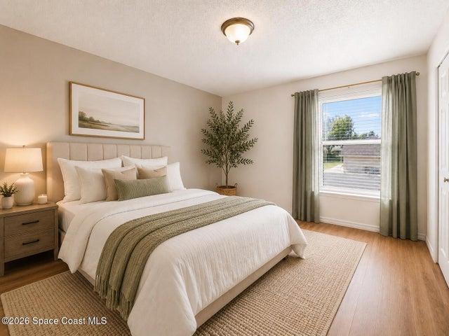 Bedroom # 4 Picture has been digitally enhanced/staged to show potential.