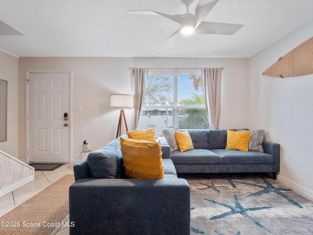 Open concept living room designed for comfortable everyday living and entertaining.