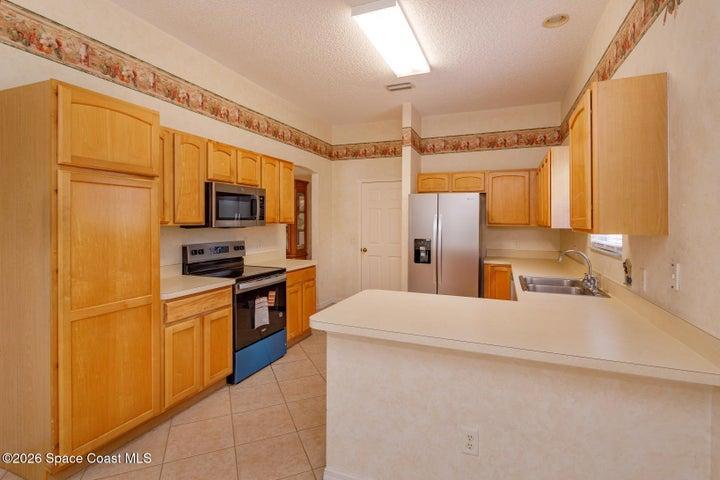 Pantry on left