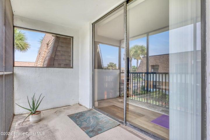 Screened-in balcony