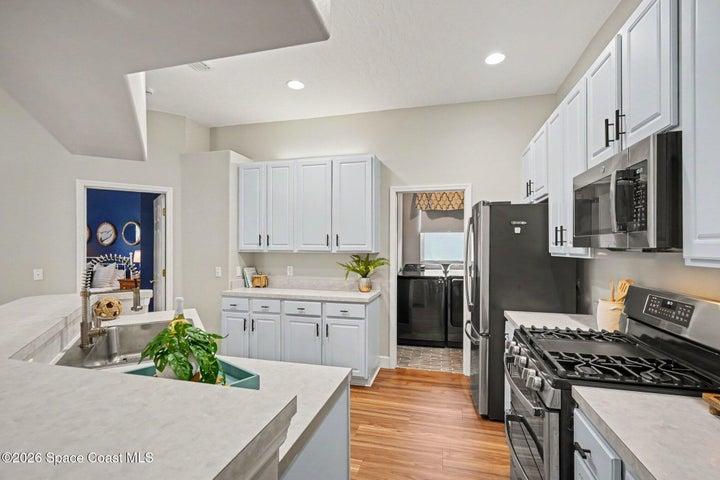 Kitchen with new appliances