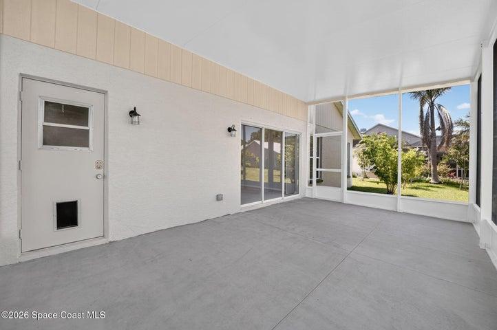 Rear Patio