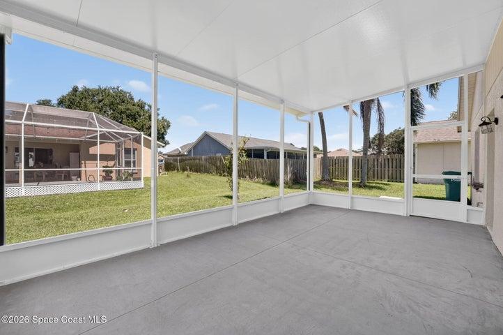 Rear Patio