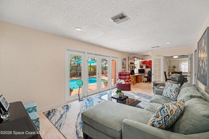 Dedicated Office Space tucked away in Florida room