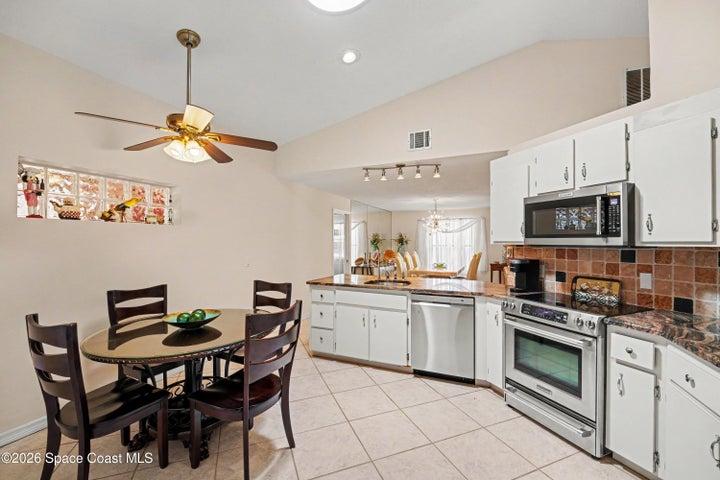 Skylight in Kitchen Center