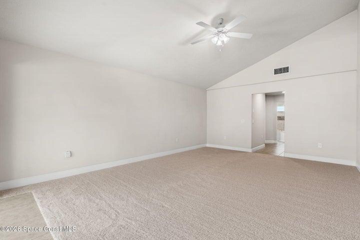 new carpet primary bedroom