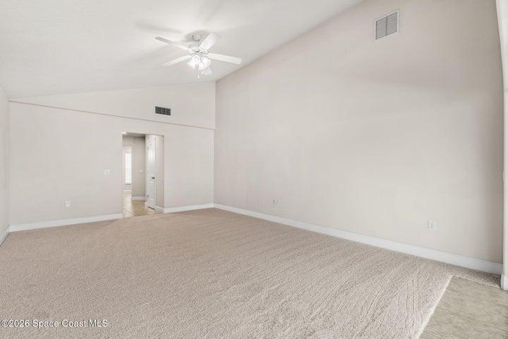 new carpet primary bedroom