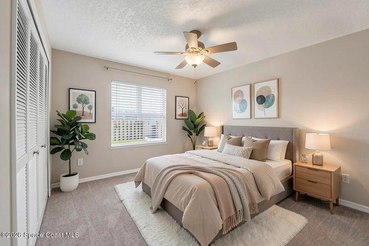 Virtual staging - 3rd Bedroom