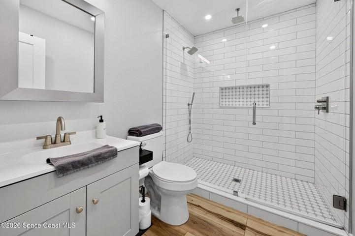 Large walk in shower