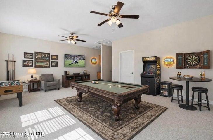Bonus room as Game Room