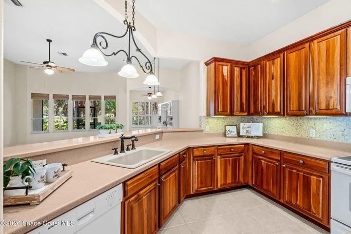 Large open kitchen