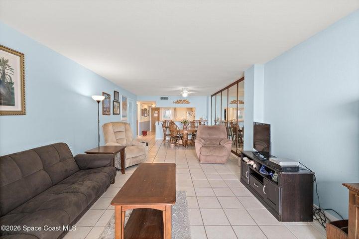 View into Unit from Patio