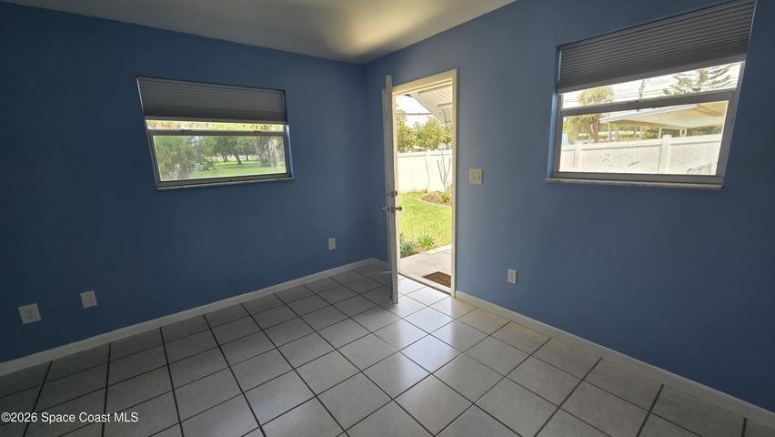 REAR PATIO ENTRANCE