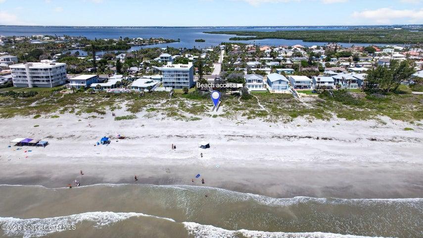 View From the Beach Back Toward the House