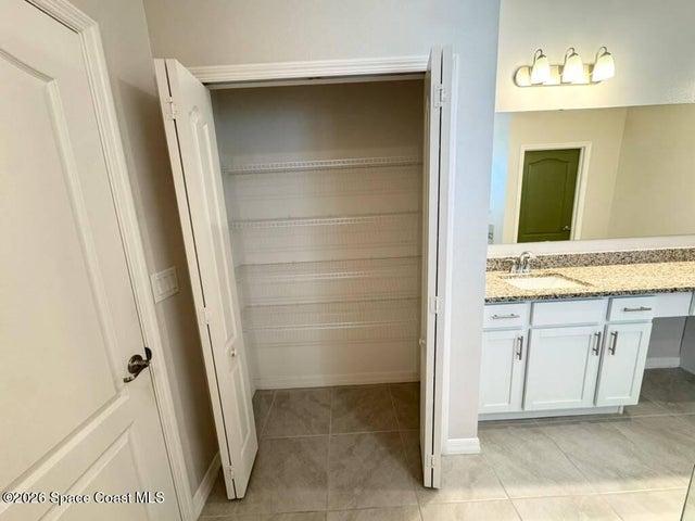 Linen Closet on Master Bath