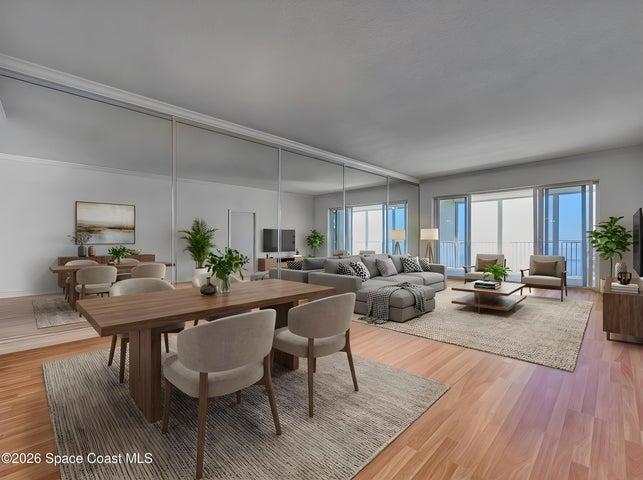 Great Room Virtually Staged