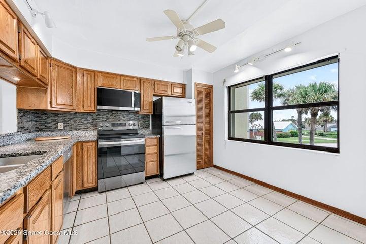 Kitchen with Large Window