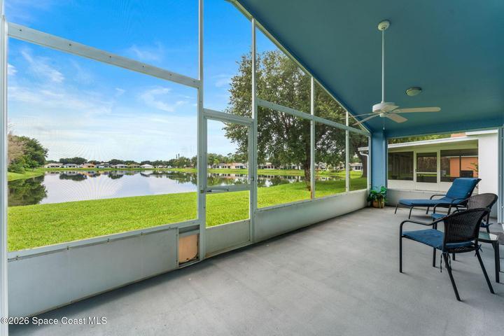 Fully screened in lanai