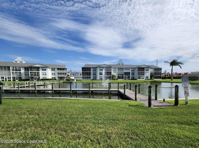Lake with Boardwalk Right OUtside Your Patio