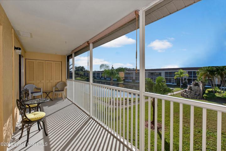 Peaceful Pond views while relaxing on your Balcony