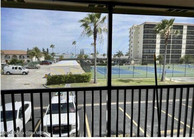 Watch the launches from your private screened balcony!