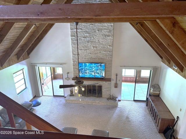 fire place, great room