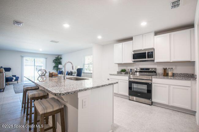 Model home - actual features may vary.