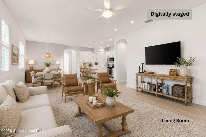 Bright and open living room filled with natural light