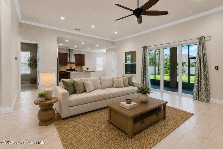 Step into your spacious great room-virtually staged