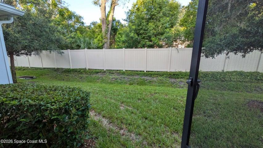 rear yard