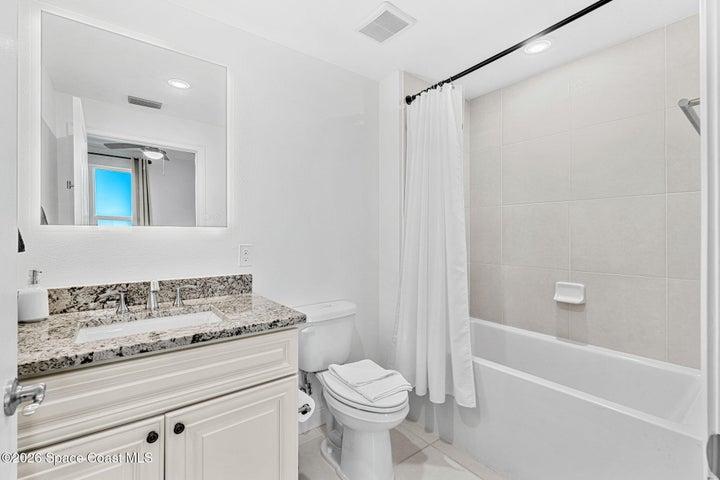 A private ensuite bathroom gives Bedroom 3 the independence expected in a thoughtfully designed luxury residence.