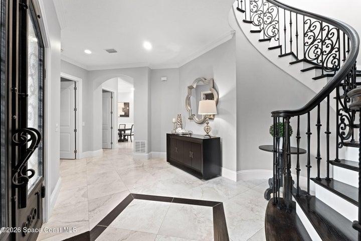 Beautiful entryway leading into the heart of the home