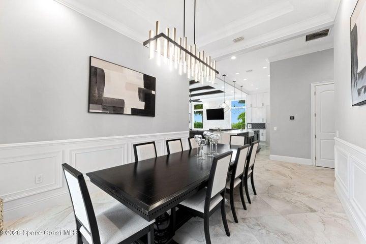 Conveniently located near the kitchen for easy entertaining