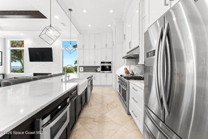 Spacious prep areas ideal for meal preparation